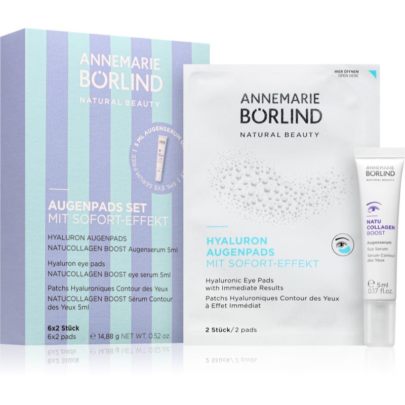 ANNEMARIE BÖRLIND EYES & LIPS Eye Pads Set intenzív hidratáló szett a szem köré-ár