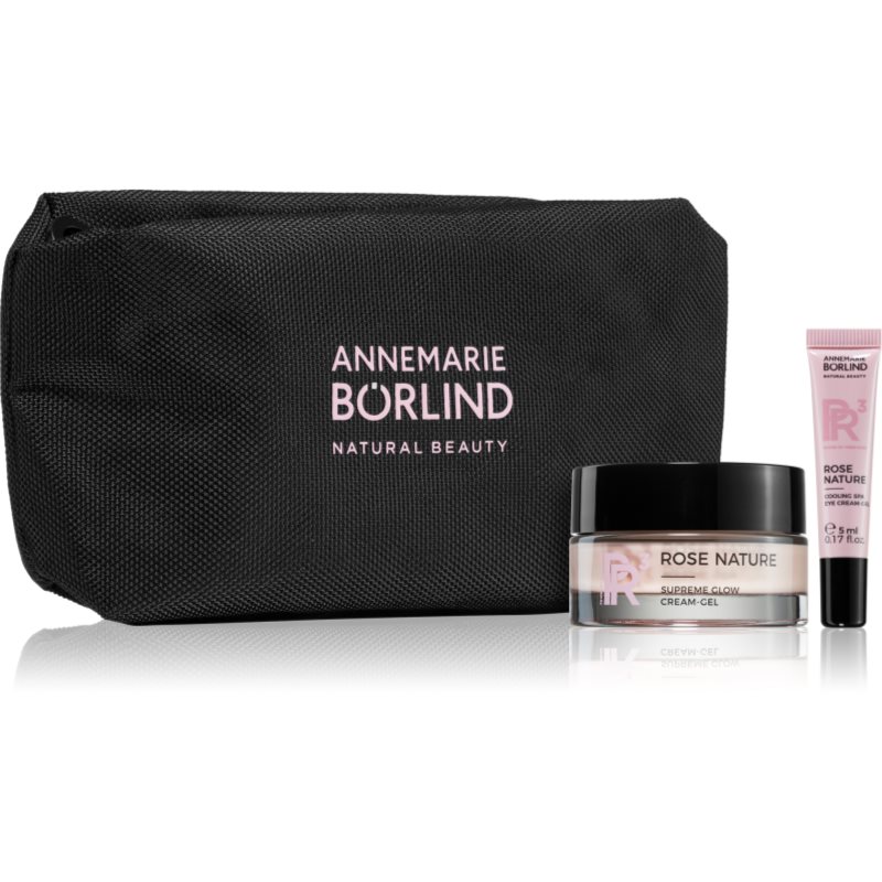 ANNEMARIE BÖRLIND Rose Nature Supreme Glow X-MAS Set ajándékszett a tökéletes bőrért