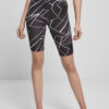 AOP Cycle Shorts Women's Geometric Black
