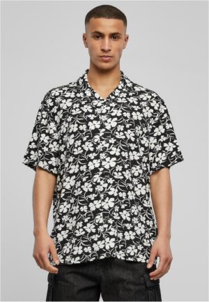 AOP Resort whiteflower viscose shirt