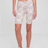AOP Tech Cycle Women's High-Waisted Softseagrassflower Shorts