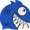 AQUA SPEED Kids's Swimming Cap ZOO Pirana 01 Navy Blue