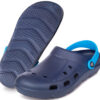 AQUA SPEED Unisex's Flip-Flops Lora Navy Blue Pattern 10