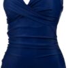 AQUA SPEED Woman's Swimming Suit Vivian Navy Blue