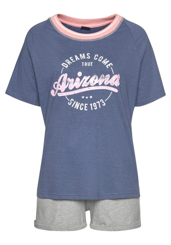 ARIZONA Pizsama  füstkék / szürke / rózsaszín