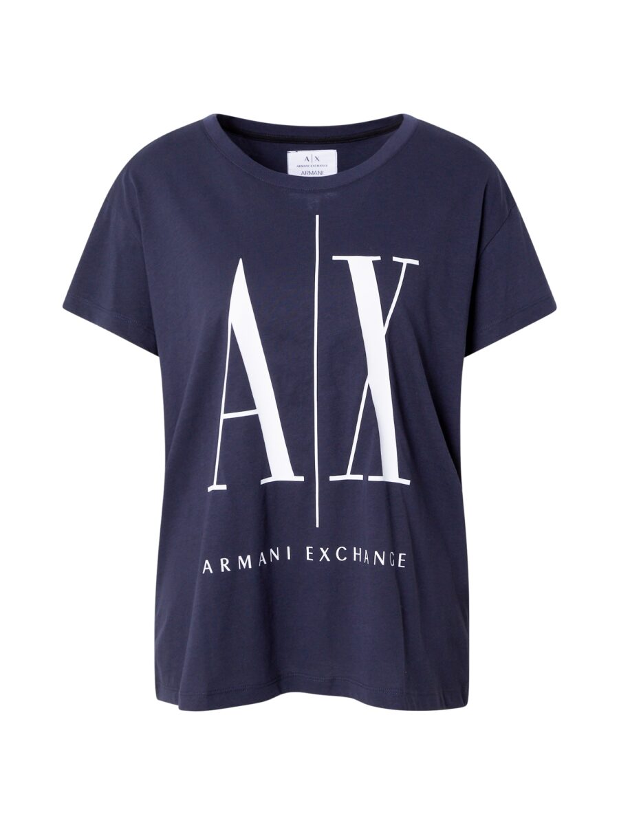 ARMANI EXCHANGE Póló '8NYTCX'  tengerészkék / fehér-hu