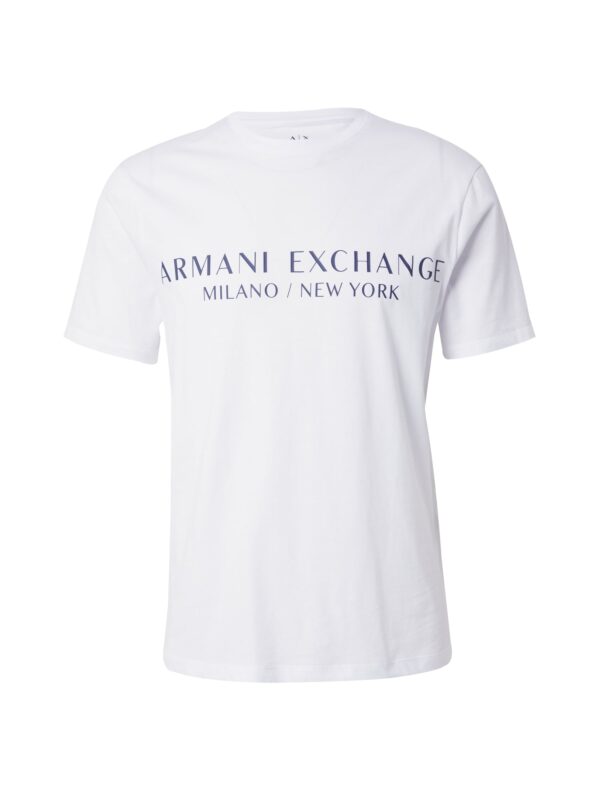 ARMANI EXCHANGE Póló '8NZT72'  fekete / fehér