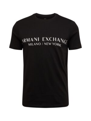 ARMANI EXCHANGE Póló '8NZT72'  fekete / fehér