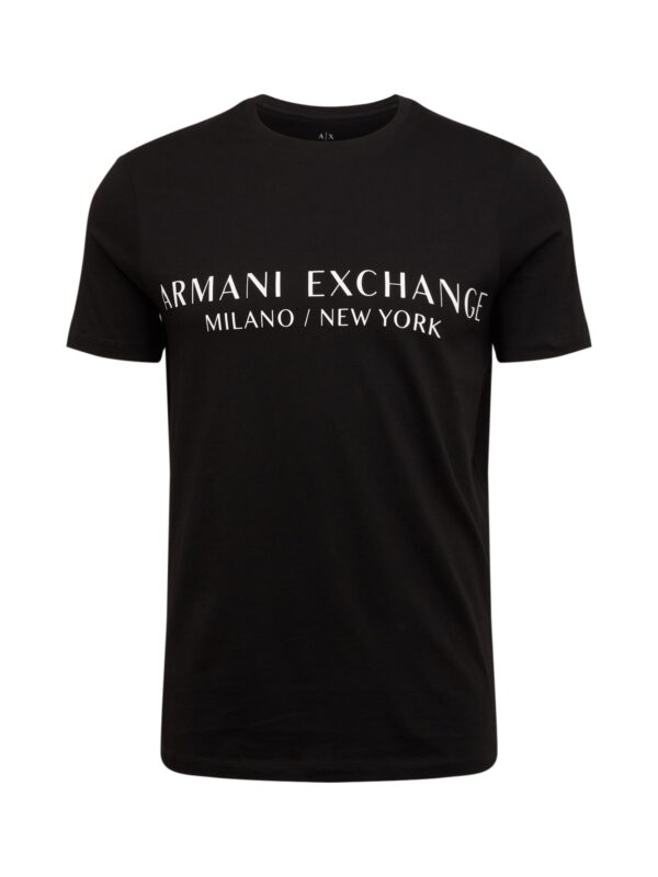 ARMANI EXCHANGE Póló '8NZT72'  fekete / fehér