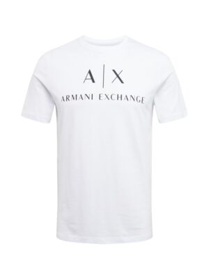 ARMANI EXCHANGE Póló '8NZTCJ'  fekete / fehér