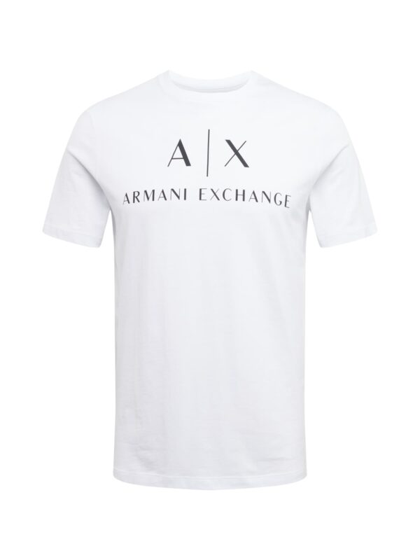 ARMANI EXCHANGE Póló '8NZTCJ'  fekete / fehér