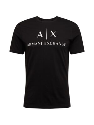 ARMANI EXCHANGE Póló '8NZTCJ'  fekete / fehér