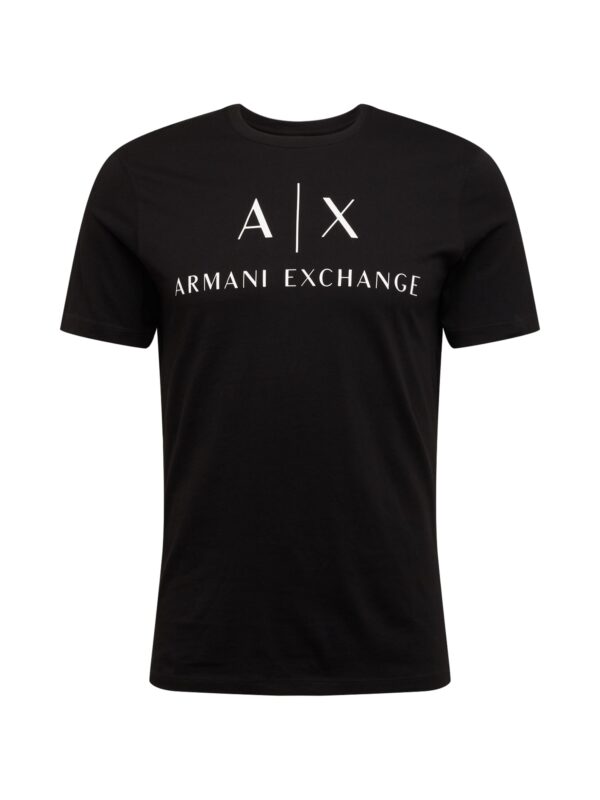 ARMANI EXCHANGE Póló '8NZTCJ'  fekete / fehér
