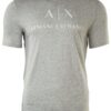ARMANI EXCHANGE Póló '8NZTCJ'  világosszürke / fehér-hu
