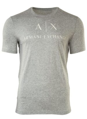 ARMANI EXCHANGE Póló '8NZTCJ'  világosszürke / fehér-hu