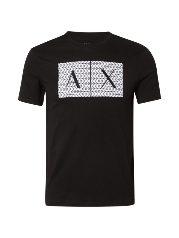 ARMANI EXCHANGE Póló '8NZTCK'  fekete / fehér-hu
