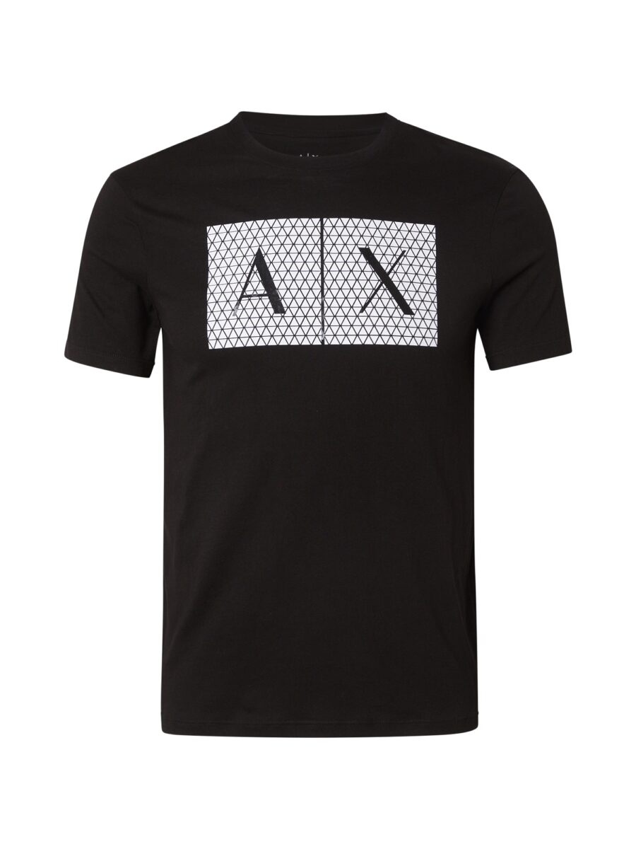 ARMANI EXCHANGE Póló '8NZTCK'  fekete / fehér-hu