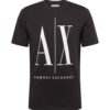 ARMANI EXCHANGE Póló  fekete
