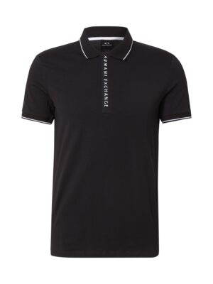 ARMANI EXCHANGE Póló  fekete / fehér-hu