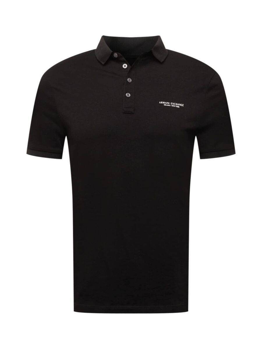 ARMANI EXCHANGE Póló  fekete / fehér-hu