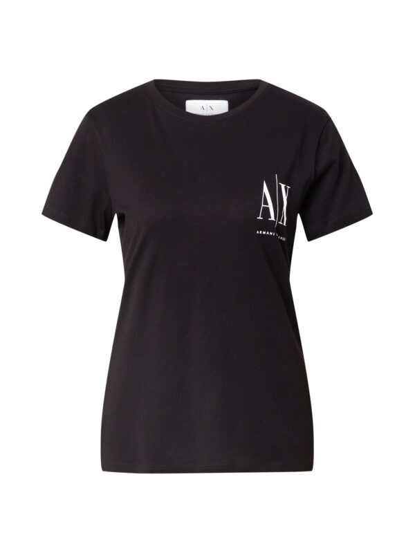 ARMANI EXCHANGE Póló  fekete / fehér-hu