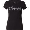 ARMANI EXCHANGE Póló  fekete / fehér-hu