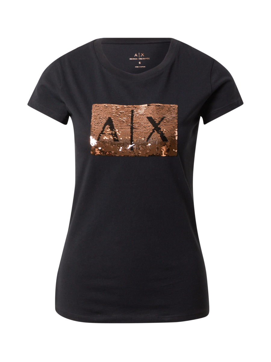 ARMANI EXCHANGE Póló  réz / fekete-Hungary