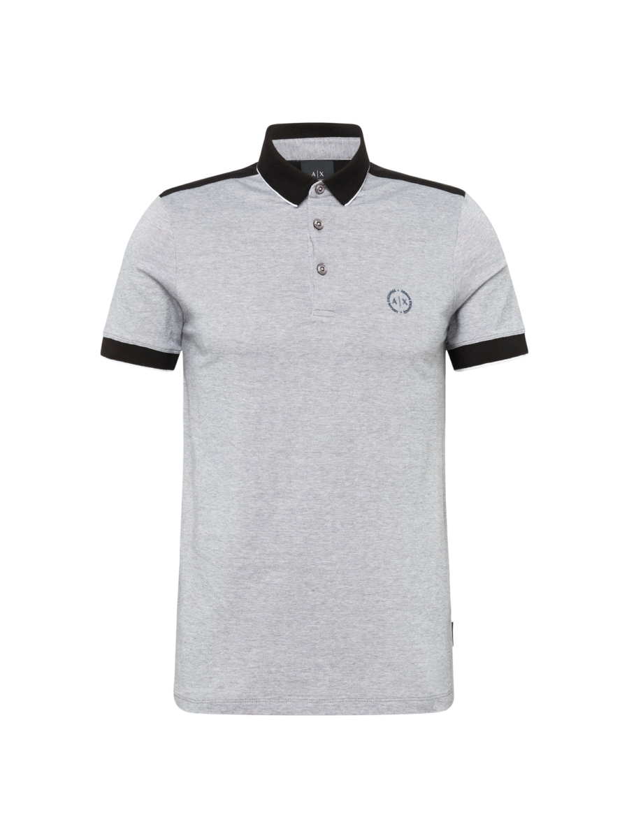 ARMANI EXCHANGE Póló  szürke melír / fekete-Hungary