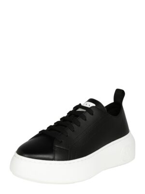 ARMANI EXCHANGE Rövid szárú sportcipők  fekete / fehér-hu