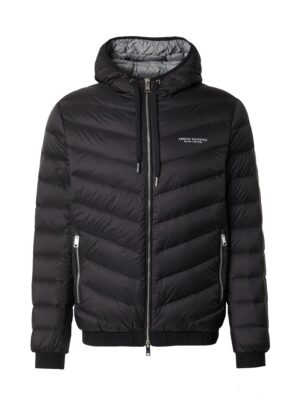 ARMANI EXCHANGE Téli dzseki  fekete / fehér-hu