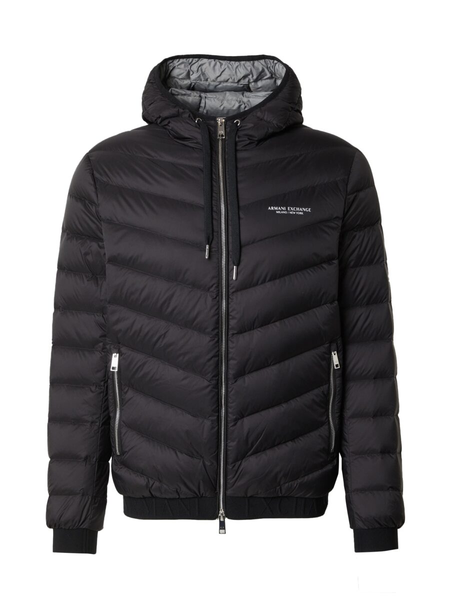 ARMANI EXCHANGE Téli dzseki  fekete / fehér-hu