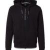 ARMANI EXCHANGE Tréning dzseki  fekete / fehér-hu