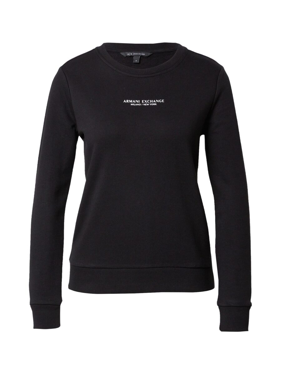 ARMANI EXCHANGE Tréning póló '8NYM29'  fekete / fehér-hu