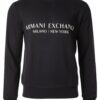 ARMANI EXCHANGE Tréning póló  sötétkék / fehér-hu