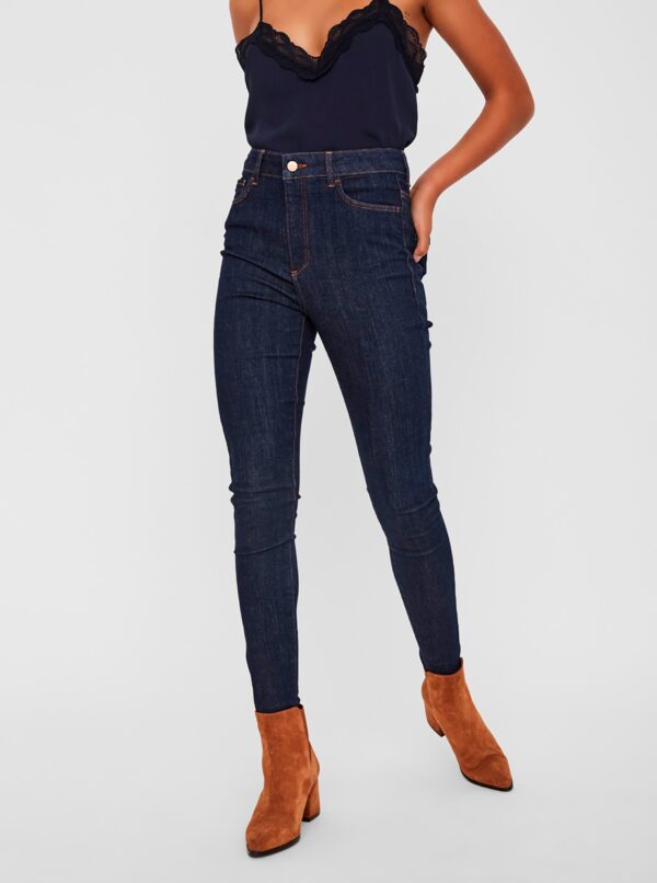 AWARE by VERO MODA Dark blue skinny fit jeans VERO MODA Sophia - Women