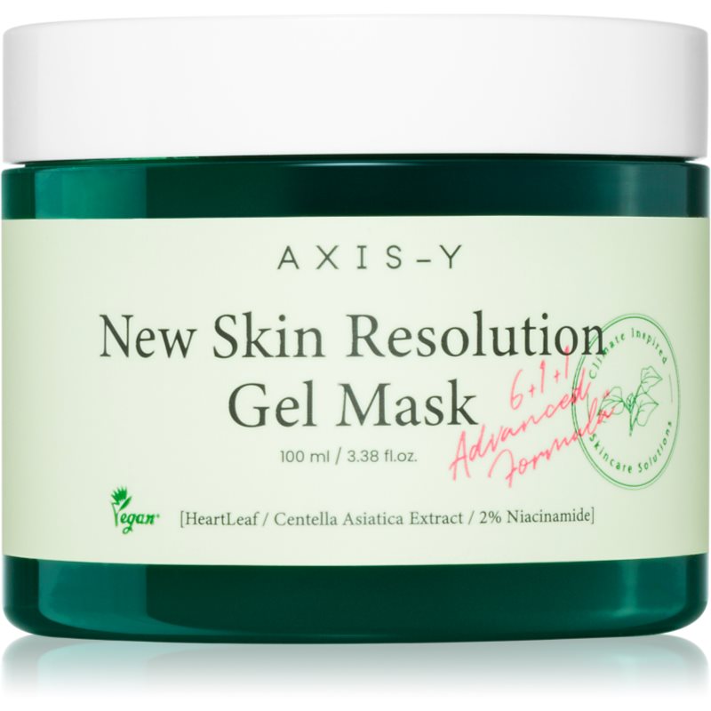 AXIS-Y 6+1+1 Advanced Formula New Skin Resolution Gel Mask bőrnyugtató géles maszk hűsítő hatással 100 ml-Ár