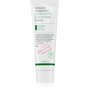 AXIS-Y 6+1+1 Advanced Formula Sunday Morning Refreshing Cleansing Foam mélyen tisztító krémes hab az érzékeny arcbőrre 120 ml-Ár