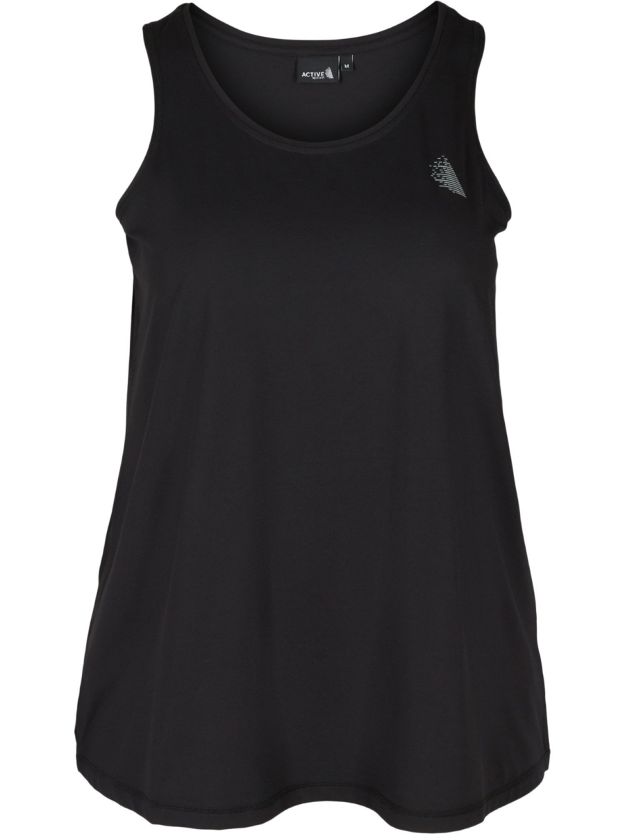 Active by Zizzi Sport top  fekete / fehér-Hungary