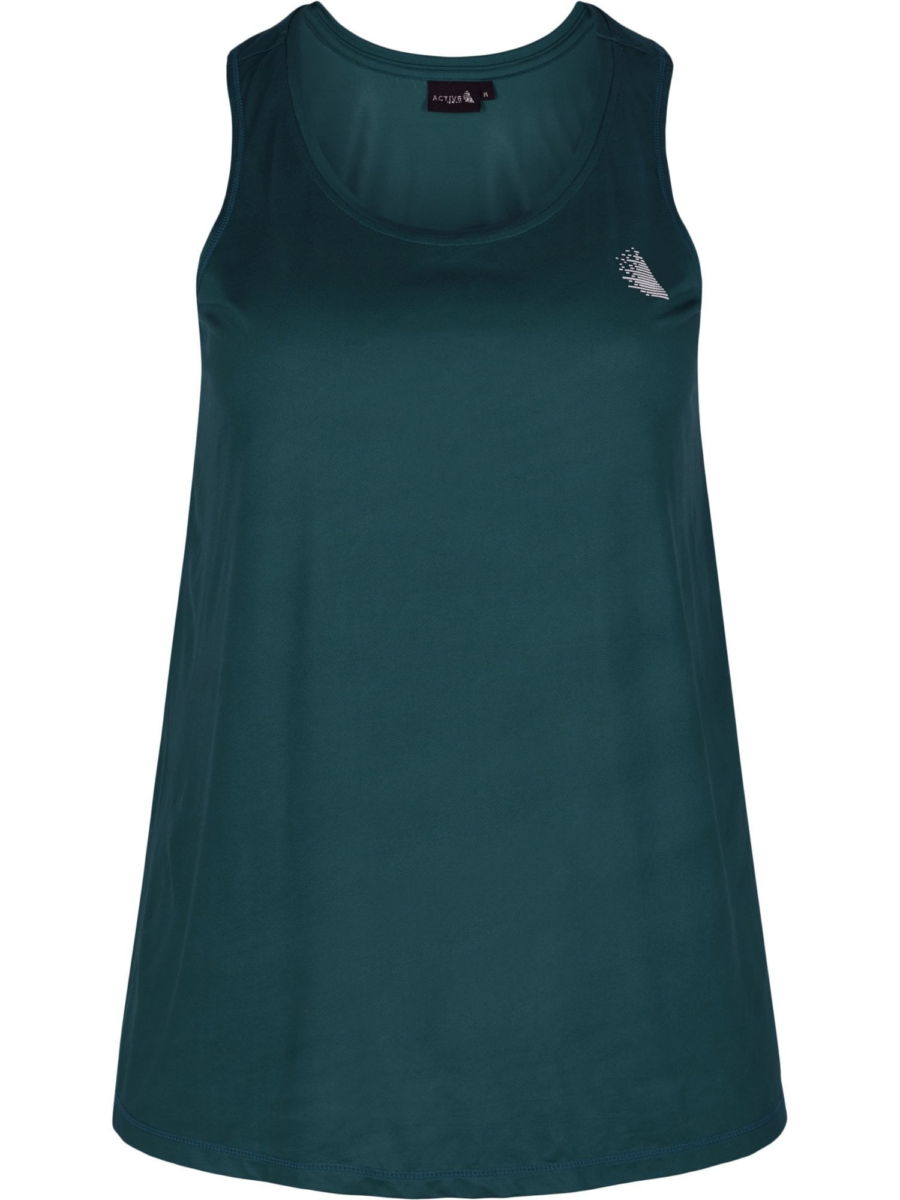 Active by Zizzi Sport top  smaragd / fehér-Hungary