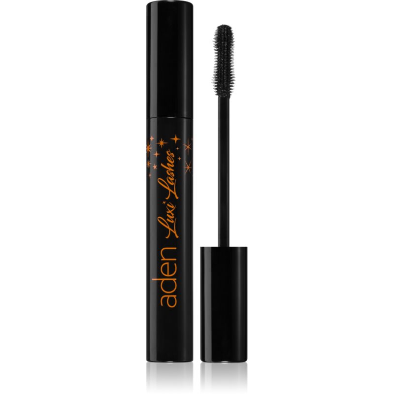 Aden Cosmetics Luxi Lashes dúsító és göndörítő szempillaspirál árnyalat Black 10 ml-Ár