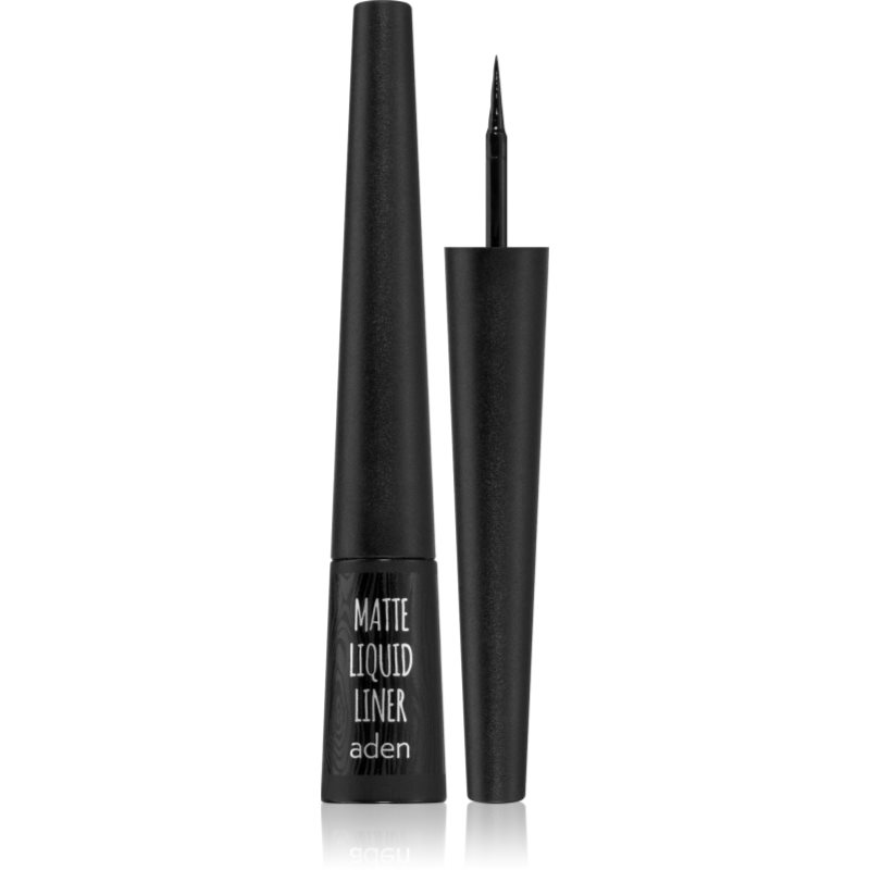 Aden Cosmetics Matte Liquid Liner szemhéjtus árnyalat Black 2