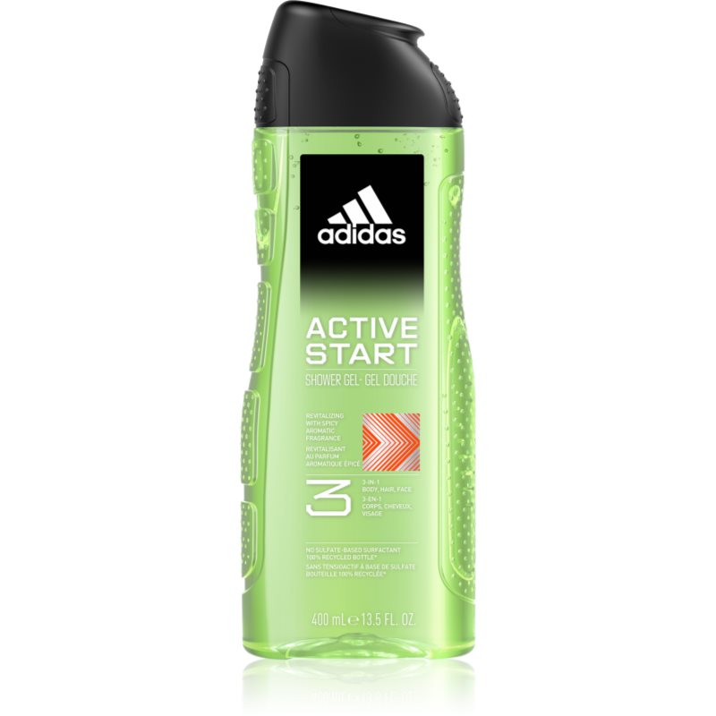 Adidas 3 Active Start tusfürdő gél uraknak 400 ml-Eredeti