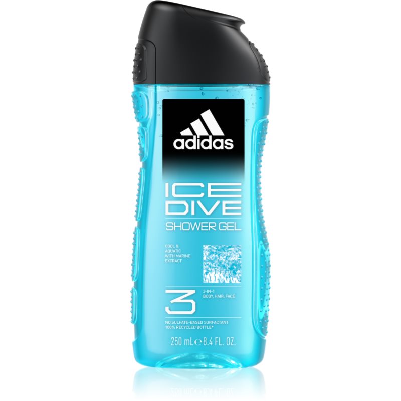 Adidas Ice Dive tusfürdő gél uraknak 250 ml-Eredeti