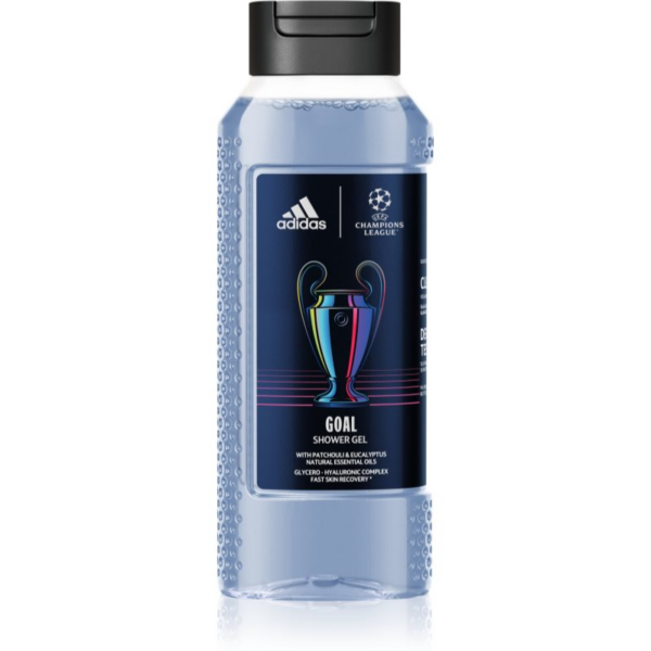 Adidas UEFA Champions League Goal felfrissítő tusfürdő gél uraknak 400 ml