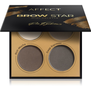 Affect Brow Star arcpúder paletta több árnyalattal 4x2 g-ár