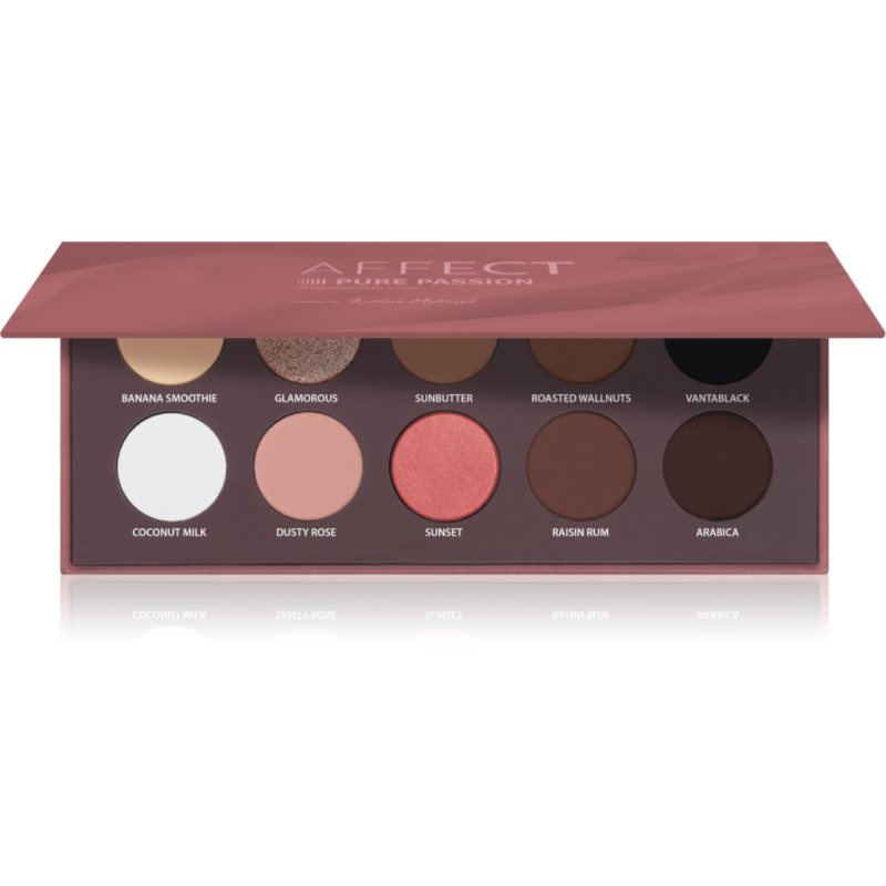 Affect Pressed Eyeshadow Palette szemhéjfesték paletta árnyalat Pure Passion 10x2 g-Ár