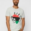Afro Beats Tee Light Asphalt