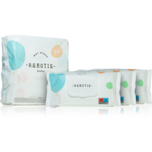 Agnotis Baby Wipes nedves törlőkendő gyerekeknek 3x70 db