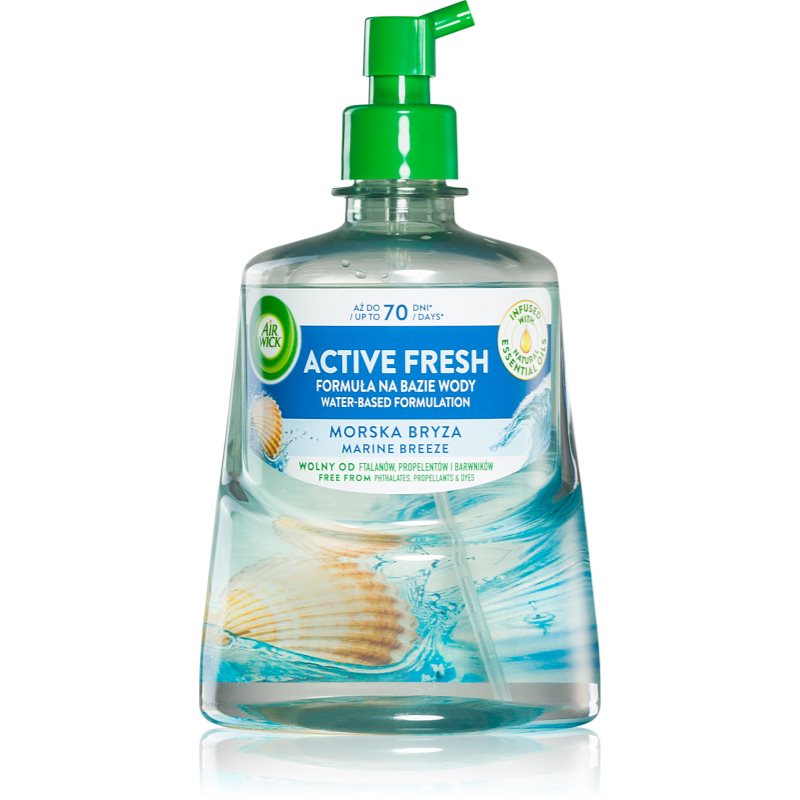 Air Wick Active Fresh Marine Breeze légfrissítő utántöltő 228 ml-Ár