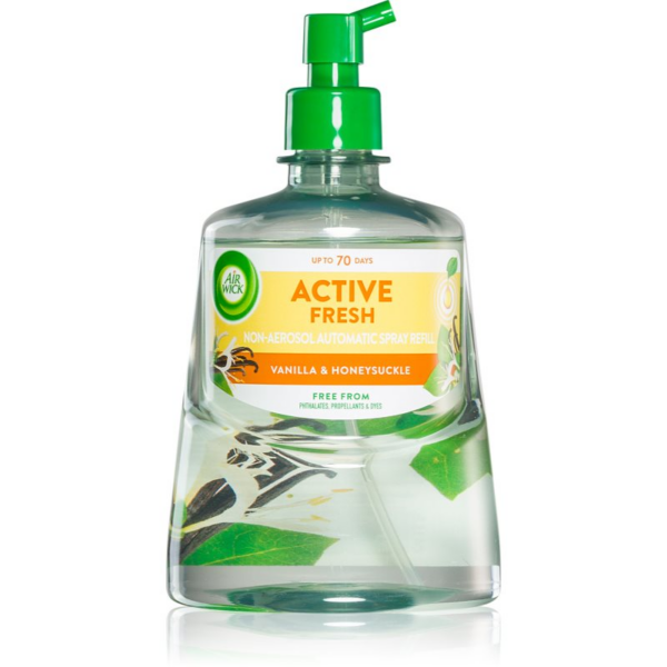 Air Wick Active Fresh Vanilla & Honeysuckle légfrissítő utántöltő 228 ml-Ár